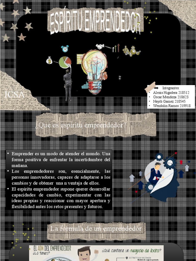 Espiritu Emprendedor Exposición | PDF | Iniciativa empresarial | Innovación