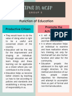 Group 5 Output in Ucsp Grade 11 Stem-A