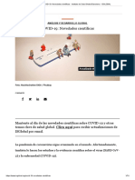 COVID-19: Últimas novedades científicas sobre el virus, vacunas y tratamientos