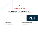 Child Labour Seminar Report