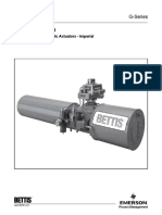 G Series Technical Data Imperial Hydraulic Actuators (2011)