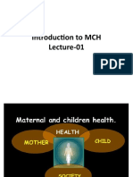 MCH Lecture-01