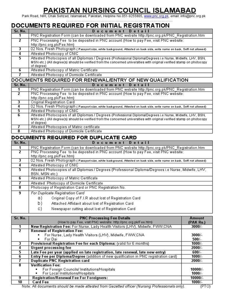 PNC Card Registration and Renewal Guide | PDF | Midwife | Nursing