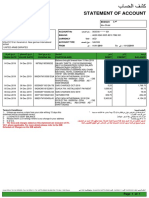 Statement of Account: Tran Date Value Date CHQ/Ref No Particulars Debit Credit Balance