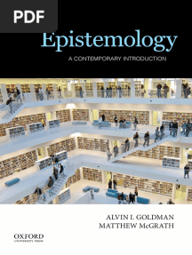 Epistemology A Contemporary Introduction (Alvin I. Goldman, Matthew McGrath)