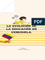 Evolucion de la educacion en venezuela, linea de tiempo