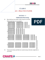 ISMO Model Paper 3