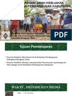 Penyelarasan Arah Kebijakan Perencanaan Pembangunan Kabupaten
