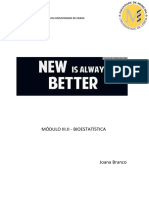 New Is Always Better Sebenta