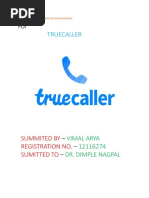 SRS of Trucaller