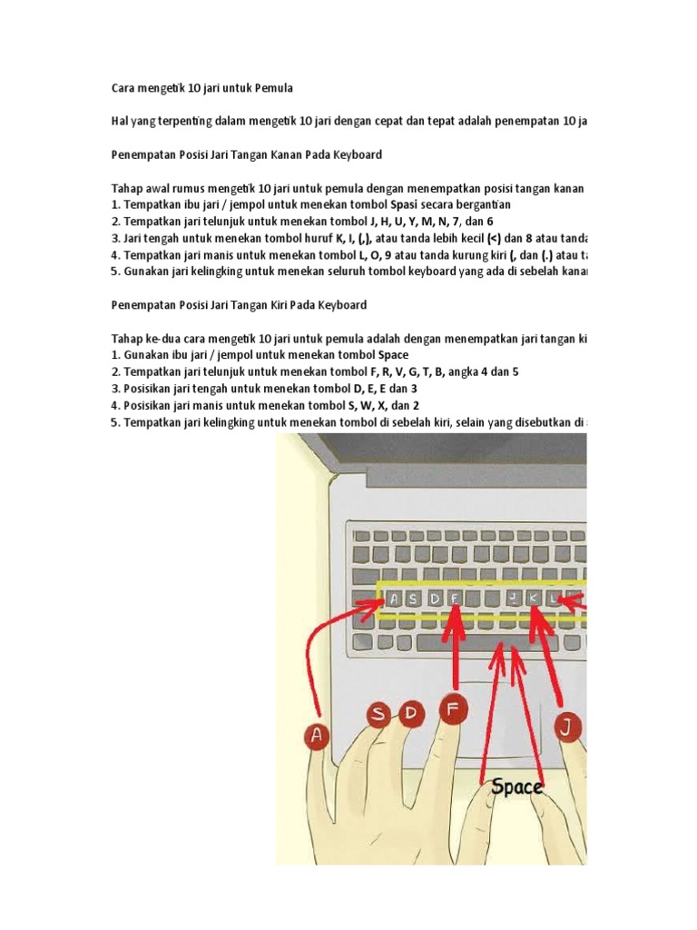 36 latihan mengetik 10 jari dengan cepat pdf