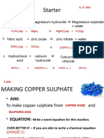 Making Copper Sulphate