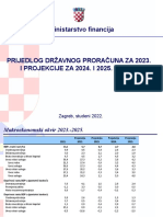 Prezentacija Proracun 2023 - 2025