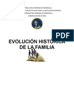 EVOLUCION HISTORICA DE LA FAMILIA