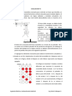 Control secuencial de brazo neumático y lámparas con PLC