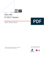 GDC 800 Quick Setup Guide