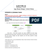 Epidemiology Study Design: Cohort Study: R (LECTURE 14)