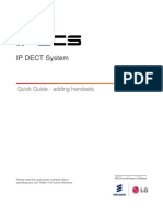 IP DECT Add - Handset - Quick Guide
