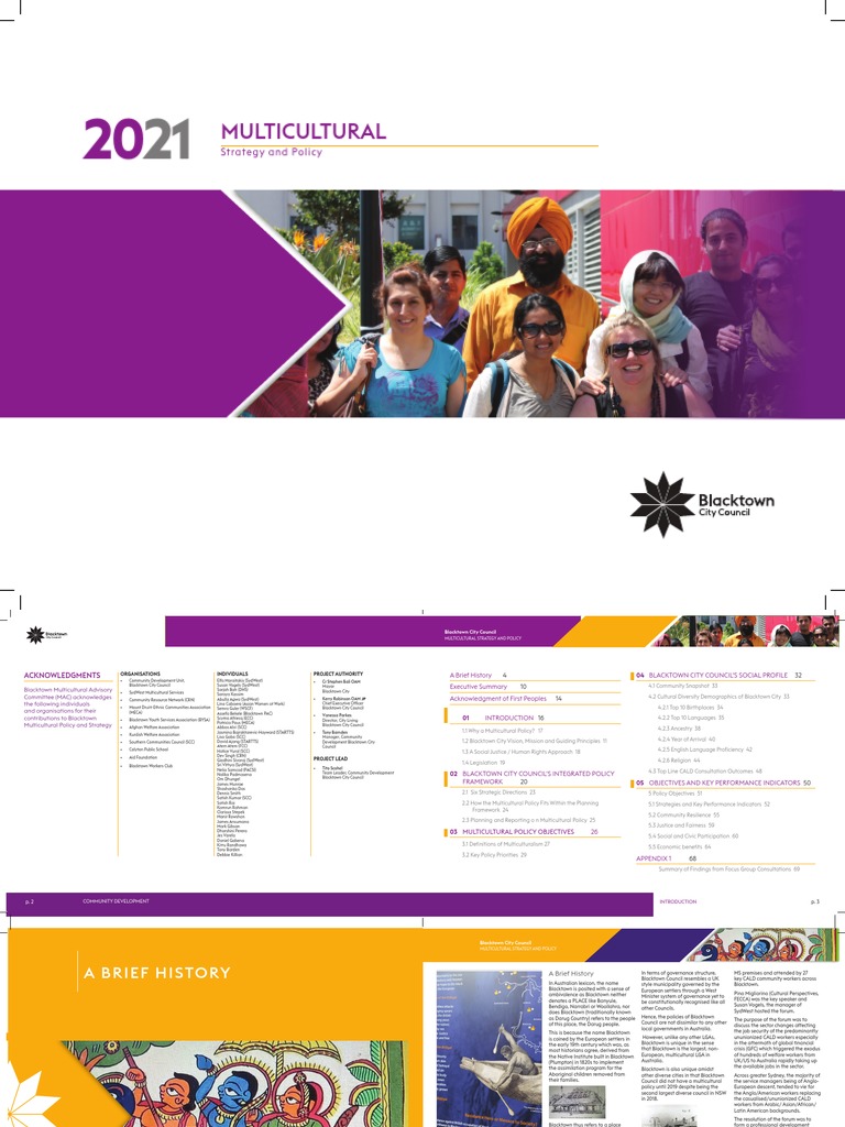 Blacktown - Multicultural Policy Strategy.v1.April21 | PDF