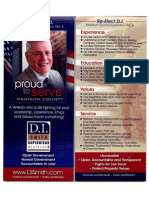 Re-Elect D.I. Campaign "Push Card"