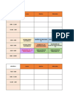 Horario de Clases