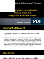 8 Aligning Subject Competencies Within A Phase and Integration Across The Phases