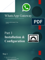 Step by Step WhatsApp Gateway