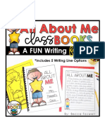 All About Me Class Books