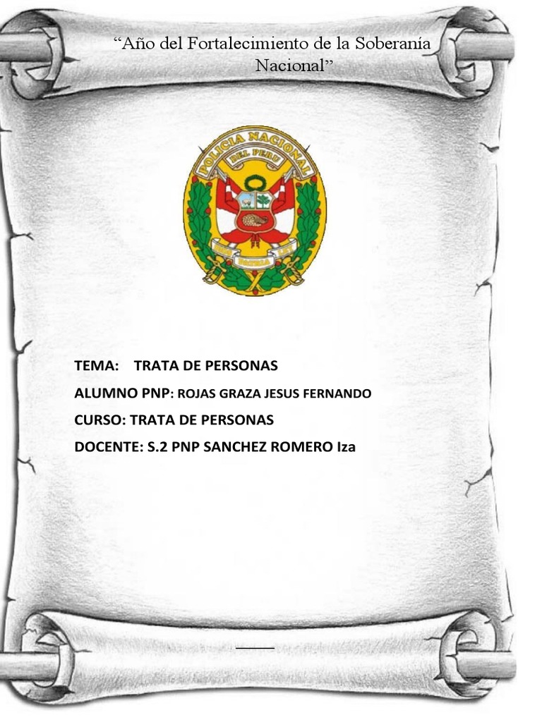 Rojas Graza Trabajo Trata Download Free PDF Trata de personas