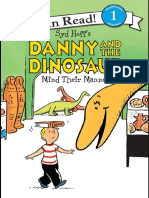 Danny and The Dinosaur Mind Manners by Syd Hoff Hoff Syd