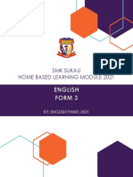 Form 3 English Home Based Learning Module 2021