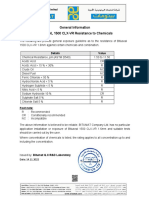 Chemical Resistance - BS 1500 CLX-VR 1.6mm