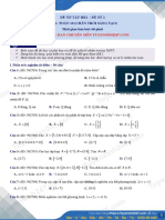 Đề Ôn Tập HK1 - Toán 10 (CTST) - Đề Số 2