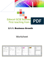 2.1.1 Business Growth