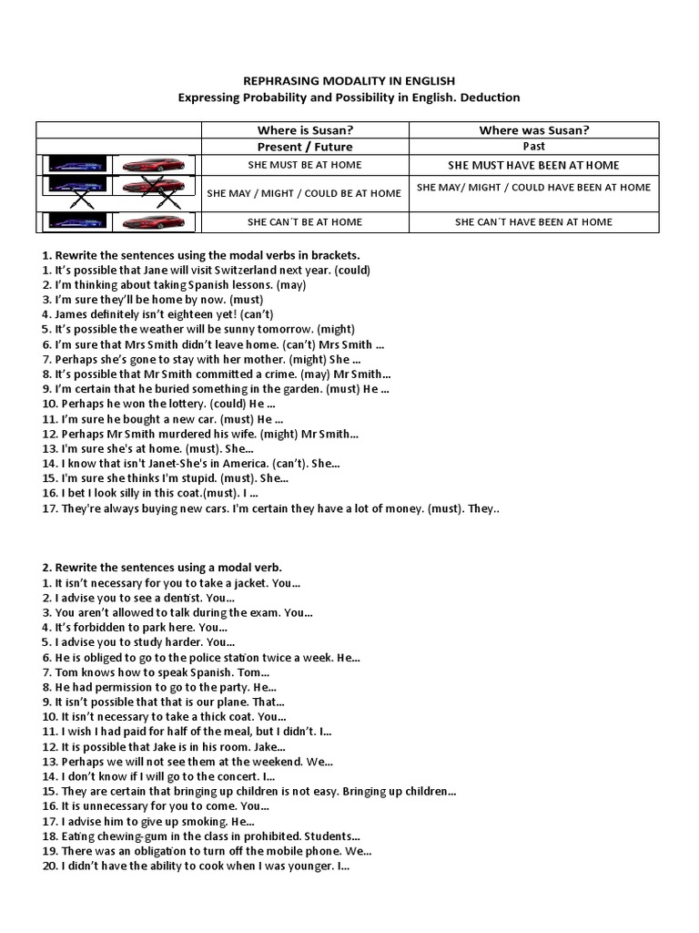 Understanding Modalities in English | PDF | Language Arts & Discipline