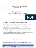 4-Prinsip Dasar Penelitian Kualitatif