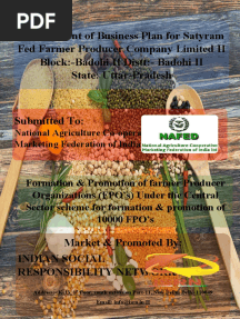 FPO-BUSINESS PLAN - Bhadohi