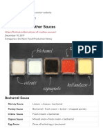 Derivatives of Mother Sauces - Hmhub - Perfect ? Hub For 120k+ ? Hospitality ?? ? Students