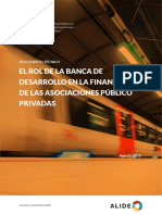 El Rol de La Banca de Desarrollo en La Financiación de Las Asociaciones Público Privadas (APP) ALIDE 2019