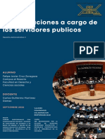 Obligaciones A Cargo de Los Servidores Publicos