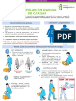 Manipulación manual de cargas: recomendaciones y límites