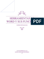 Herramientas de Word y Sus Funciones