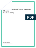 HPE - c05289896 - HPE Comware-Based 100G Transceiver Modules User Guide