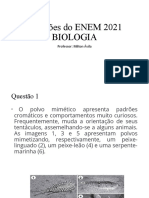 Questões ENEM Biologia 2021