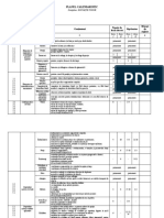 clasa 4- plan calendaristic