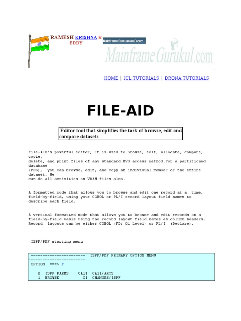 Fileaid Tool | PDF | Operating System Technology | Computing