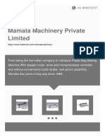 Mamata Machinery Private Limited