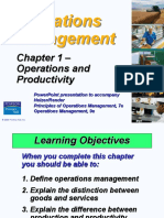 Lecture 1 Operations Productivity