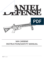 M4 Carbine Instruction Safety Manual
