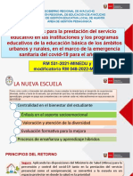 Disposiciones educativas Ayacucho 2022
